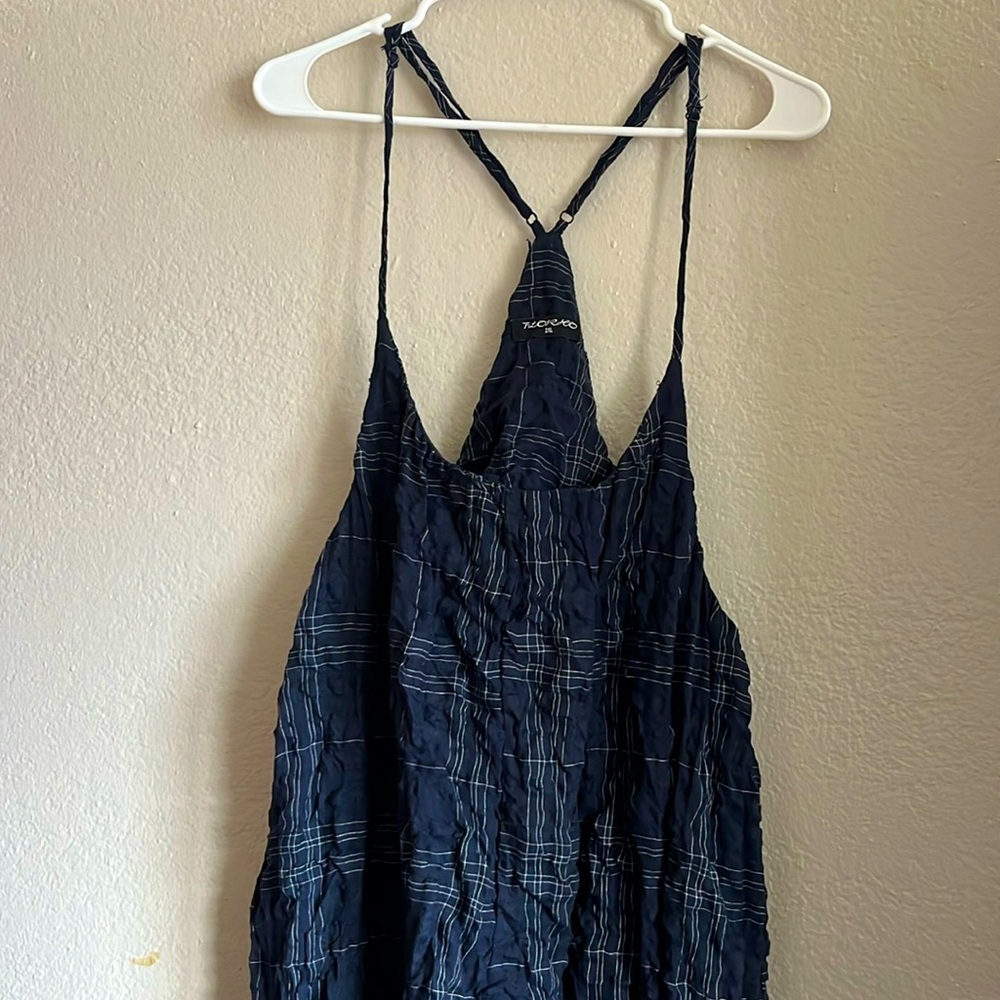 Lightweight plus size jumpsuit with pockets